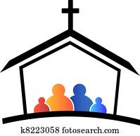 kirche, familie, glaube, logo kirche, familie, glaube, logo