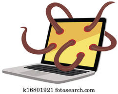 Laptop worm Laptop worm