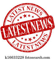 Latest news grunge red round stamp Latest news grunge red round stamp
