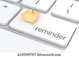 lembrete, conceito