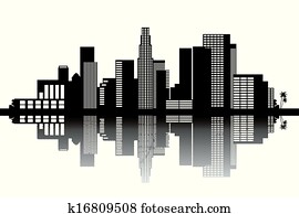 Los Angeles skyline Los Angeles skyline
