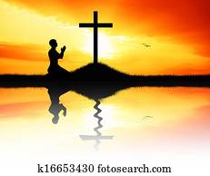 man praying man praying