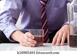 Man with alcohol problem Man with alcohol problem