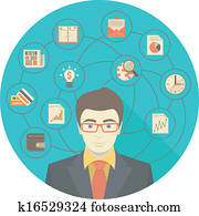 Modern Businessman Concept Modern Businessman Concept