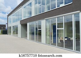 modern office building