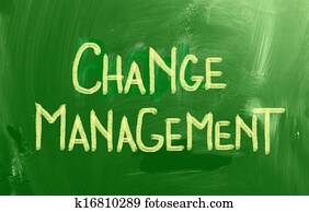 mudança, gerência, conceito