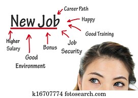 New Job for recruitment concept