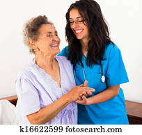 Nurses Caring for Elderly Patients