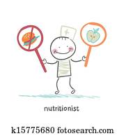 nutritionist promotes healthy food nutritionist promotes healthy food