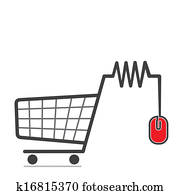 online shopping icon online shopping icon