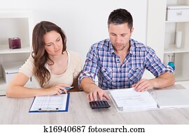 par, calculando, contas