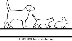 Pets walking logo Pets walking logo