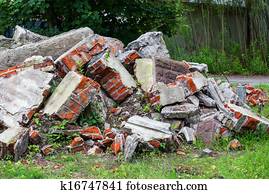 Pile of rubble