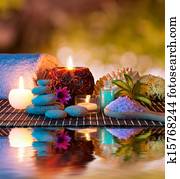 preparation for massage and relax