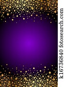 purple and gold luxury background