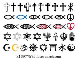 religious symbols, religion signs religious symbols, religion signs