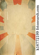 Retro circus style poster template on sunbeam background with a space for your text Retro circus style poster template on sunbeam background with a space for your text