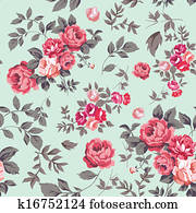 Rose Seamless Pattern Rose Seamless Pattern