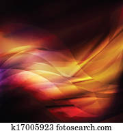 rot, und, orange, abstrakt, flamme, hintergrund, vektor, linien, schablone