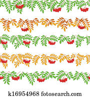 Rowanberry, seamless Rowanberry, seamless