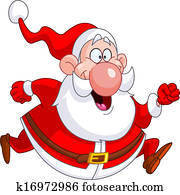 Running Santa Running Santa