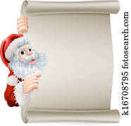 Santa Christmas Poster Santa Christmas Poster