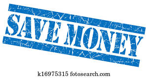 Save money blue grunge stamp Save money blue grunge stamp