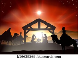 scène naissance noël