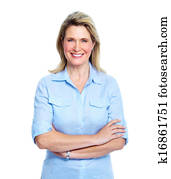 Senior lady portrait.