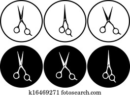set of professional scissors set of professional scissors
