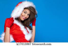 Sexy brunette woman posing.