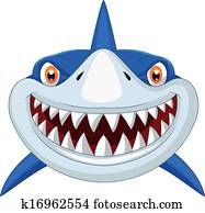 Shark head cartoon Shark head cartoon