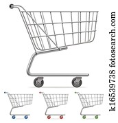 Shopping cart. Shopping cart.