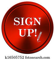 Sign up icon Sign up icon