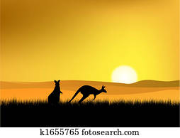 Sunset in Australia Sunset in Australia