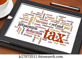tax word cloud