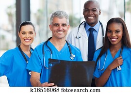 team of medical workers