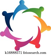 Teamwork meeting logo