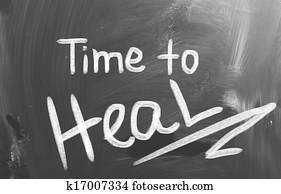 Time To Heal Concept