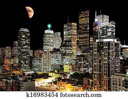 Toronto center. Toronto center.