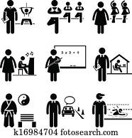 treinador, instrutor, treinador, professor