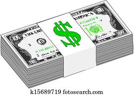 United States US dollar bills 