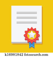 Vector Certificate Icon Vector Certificate Icon