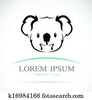 Vector image of an koala bear Vector image of an koala bear