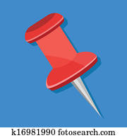 Vector Pushpin Icon 