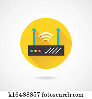 Vector Wireless Network Router Vector Wireless Network Router