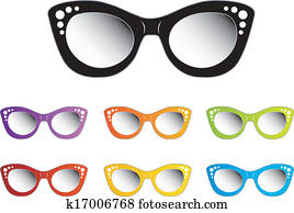 Vintage cat eye eyewear for ladies