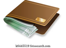 Wallet vector