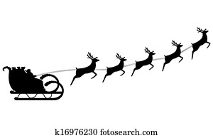 weihnachtsmann, reitet, in, a, schlitten weihnachtsmann, reitet, in, a, schlitten