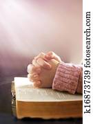Woman praying Woman praying